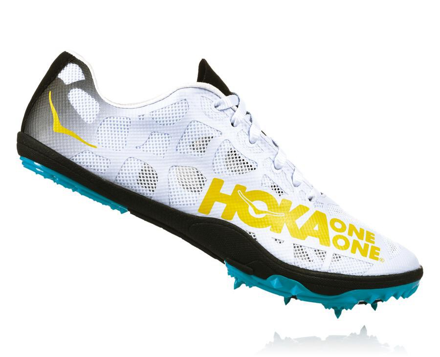 Spikes Womens - Hoka One One Rocket X - White - YRENJGB-29